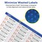 Avery Easy Peel Return Address Labels, Sure Feed Technology, Permanent Adhesive, 1/2" x 1-3/4", 2,000 Labels (8167)